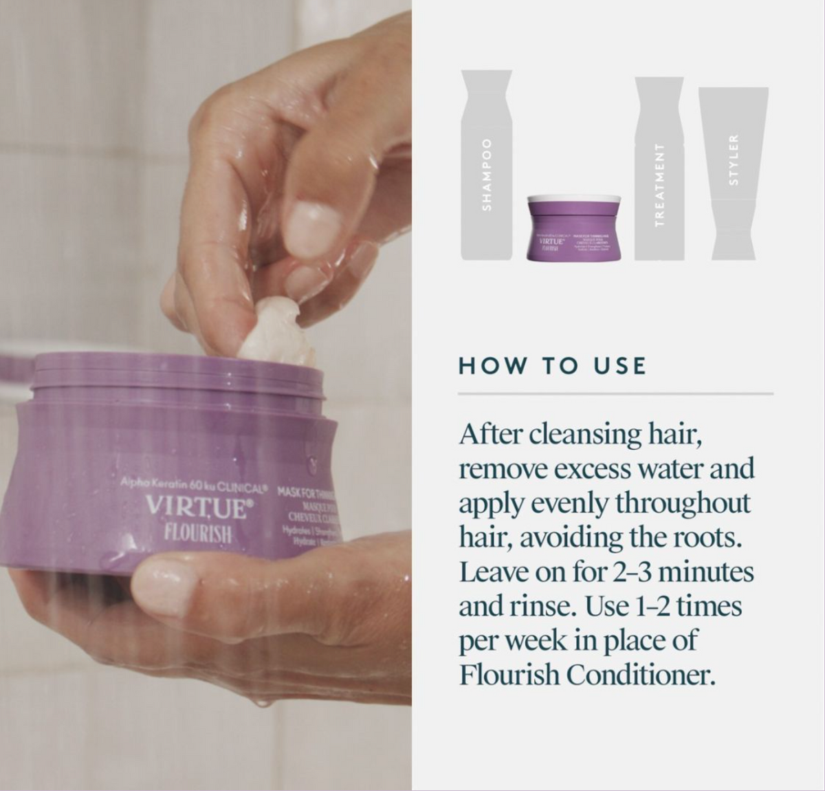 Virtue Flourish Mask For Thinning Hair