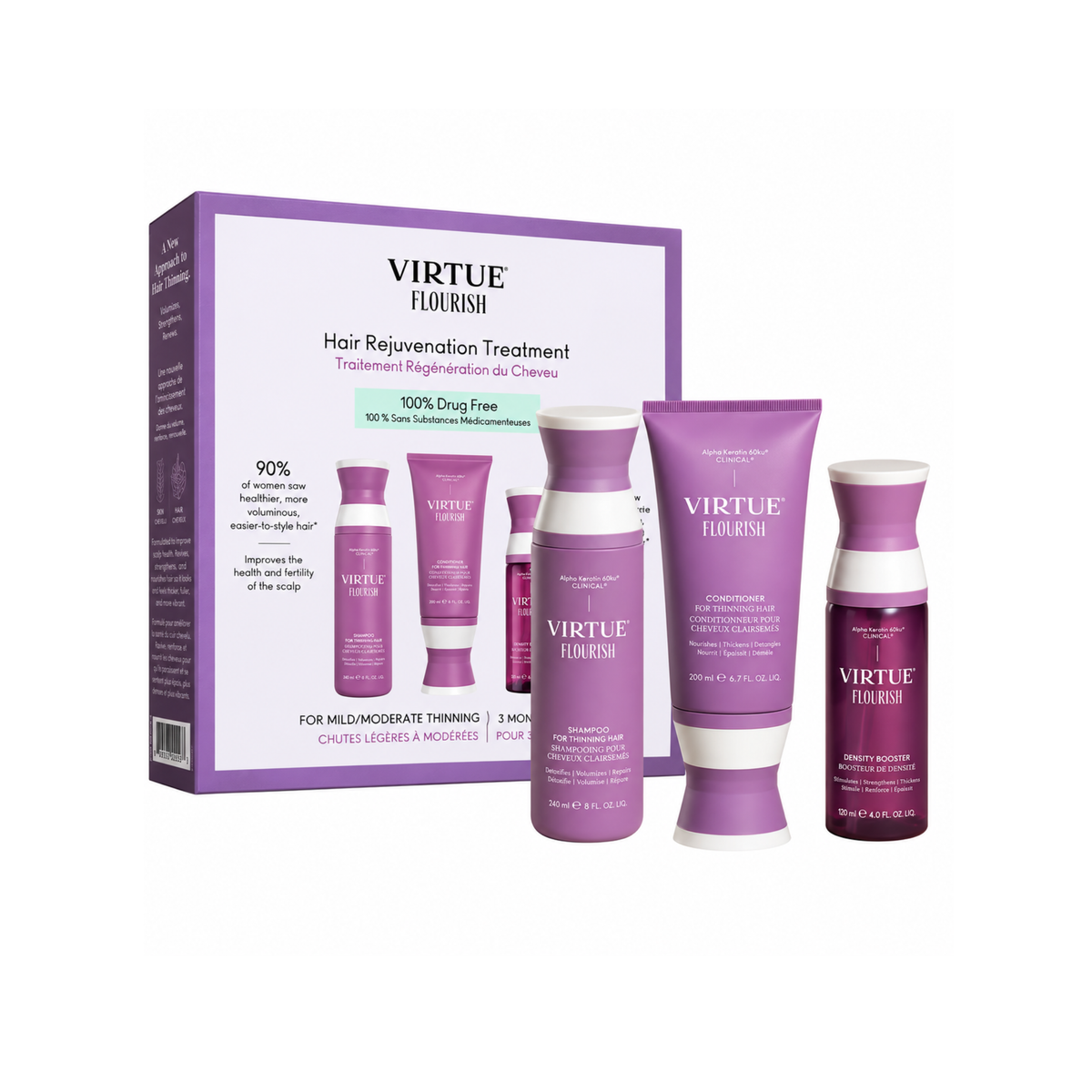 Virtue Flourish Hair Rejuvenation Treatment (Drug Free)