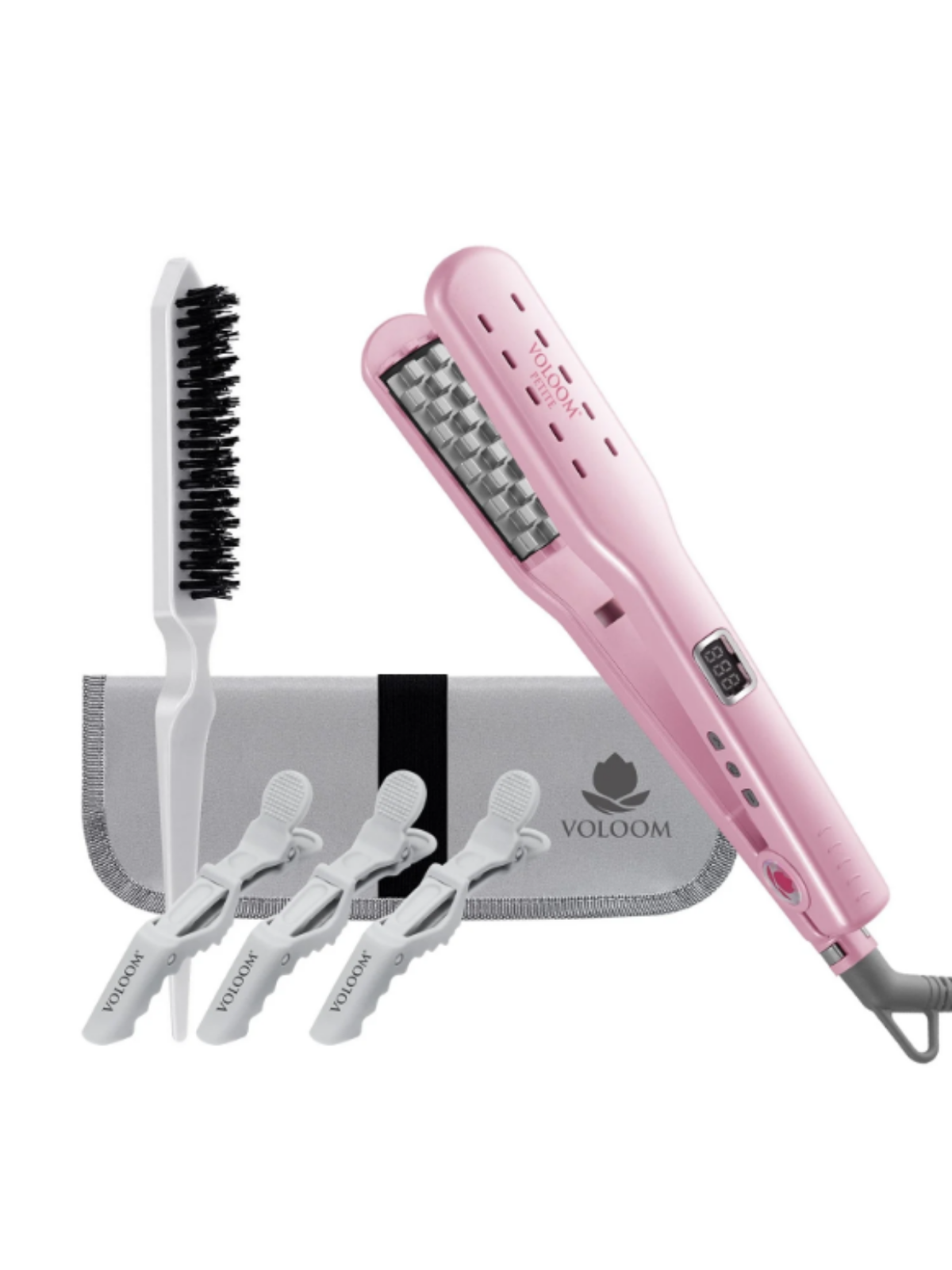 VOLOOM Hair Volumizing Iron Petite 1" Pink