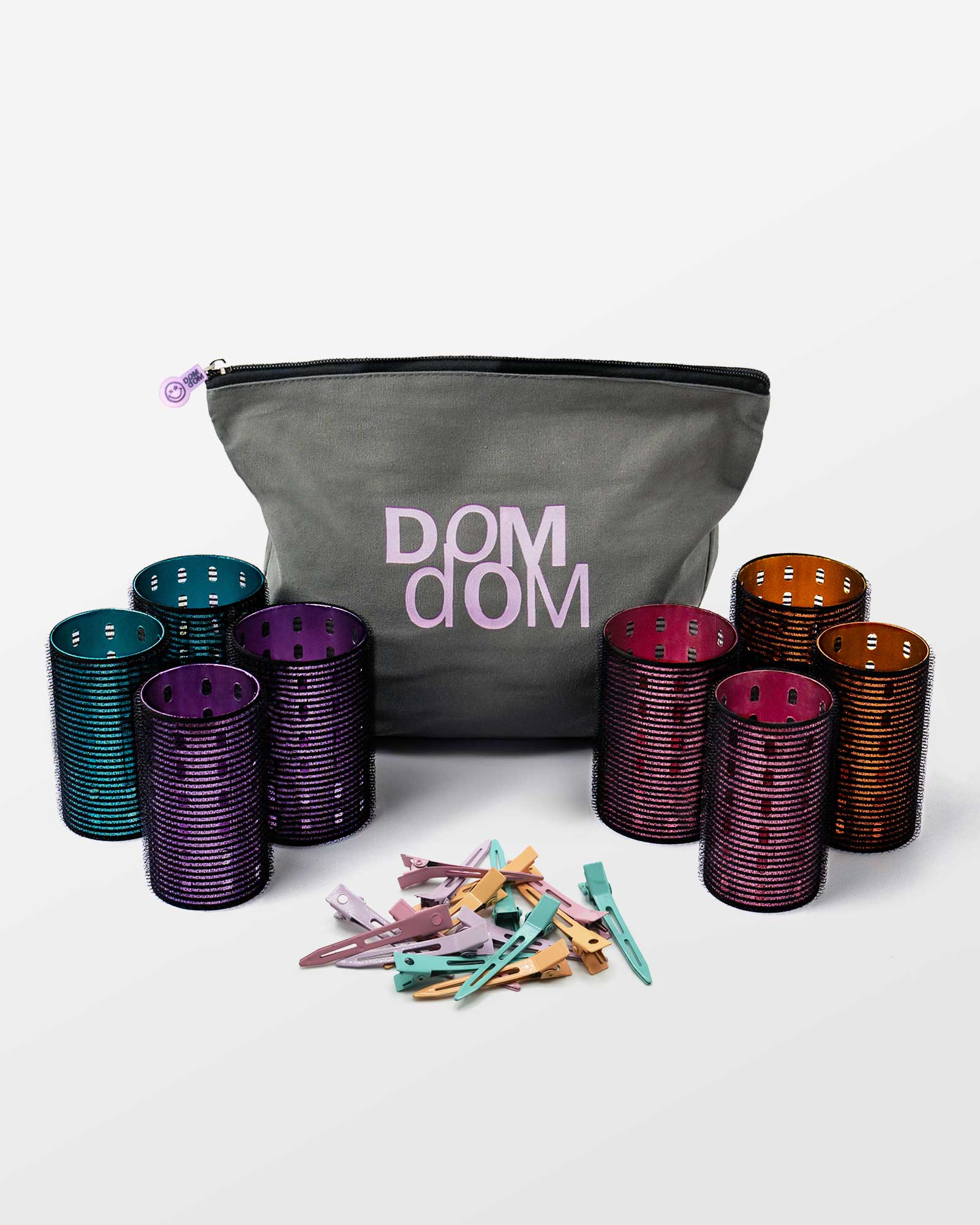 Dom Dom Metal Hair Rollers Full Set