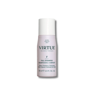Virtue Full Shampoo bottle on a white background